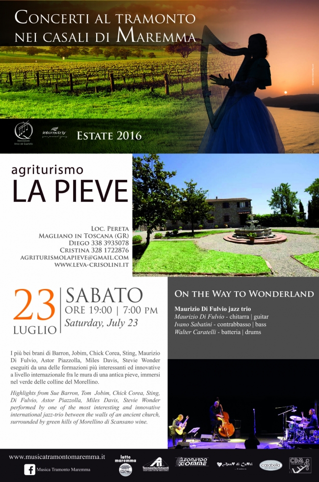 CONCERTI AL TRAMONTO NEI CASALI DI MAREMMA LA PIEVE AGRITURISMO