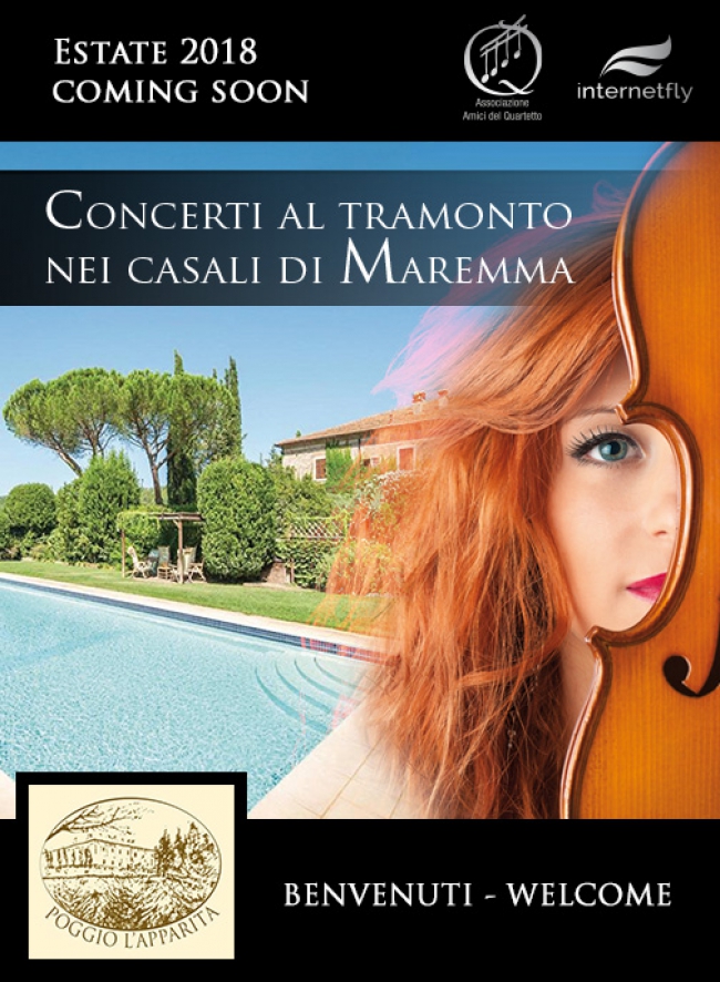 CONCERTI AL TRAMONTO NEI CASALI DI MAREMMA POGGIO APPARITA